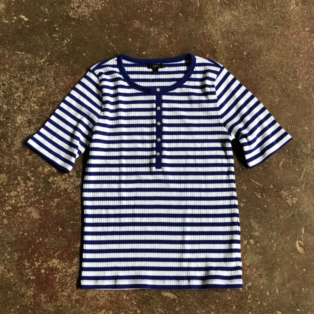 J. Crew stripped shirt
